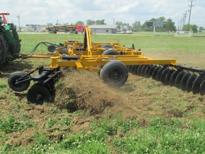 C15 Disc Harrow in the field