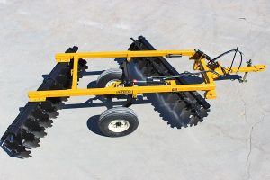 Aerial view of D41 Wheel Offset Harrow