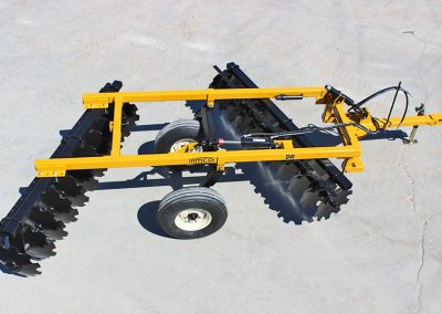 Aerial view of D41 Wheel Offset Harrow