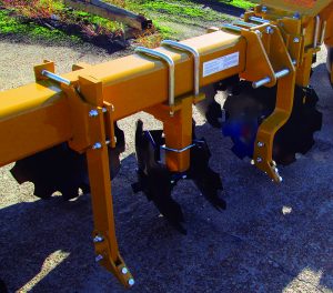 High-Clearance Bedding Hippers and Rigid Toolbar sweep attachments
