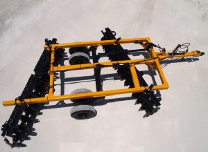 Aerial view of J42 Wheel Offset Harrow