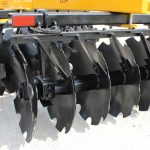 Closeup of LOF Lift Offset Harrow gang