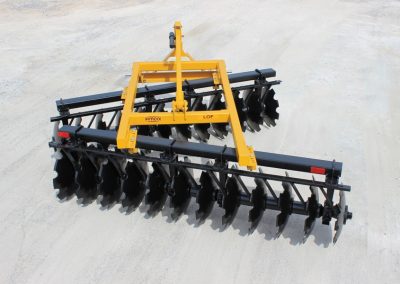 Aerial view of LOF Lift Offset Harrow