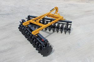 Aerial view of LOF Lift Offset Harrow