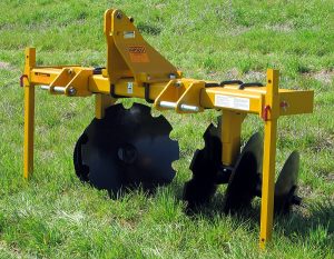 Side view of Border Plow on grass
