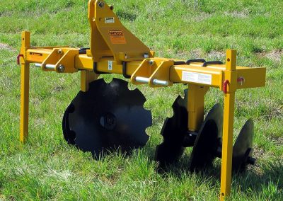 Side view of Border Plow on grass