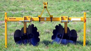 Full view of Border Plow on grass