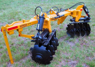 Full view of AMCO LF6 Levee Plow on grass