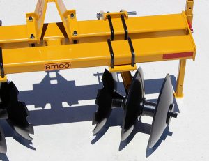 Closeup of Pivot/Tile Plow blades