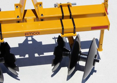 Closeup of Pivot/Tile Plow blades