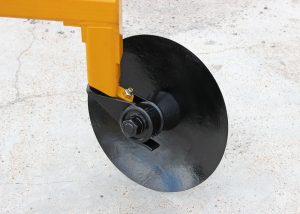 Closeup of Water Furrow Plow blade