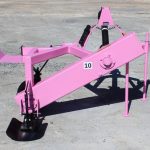 Pink Offset Rotary Ditcher