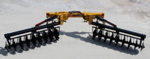 Aerial view of AMCO TJ3 Terracing Plow