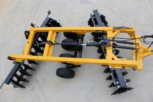 Aerial view of G2 Wheel Offset Harrow