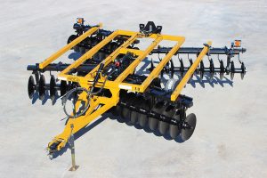 Aerial view of F17 Double Offset Tandem Disc Harrow