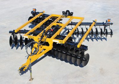 Aerial view of F17 Double Offset Tandem Disc Harrow