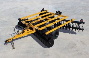 Aerial view of F17 Double Offset Tandem Disc Harrow
