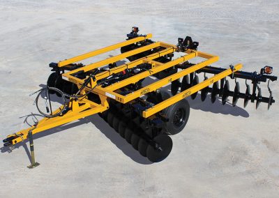 Aerial view of F17 Double Offset Tandem Disc Harrow