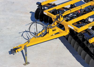 Closeup of F17 Double Offset Tandem Disc Harrow hitch spring