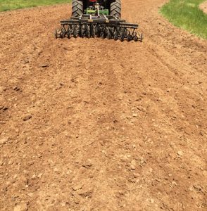 LTF Lift Offset Harrow in the field