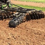 LTF Lift Offset Harrow in the field