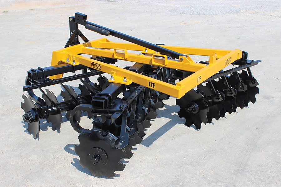 Side view of LTF Lift Double Offset Harrow