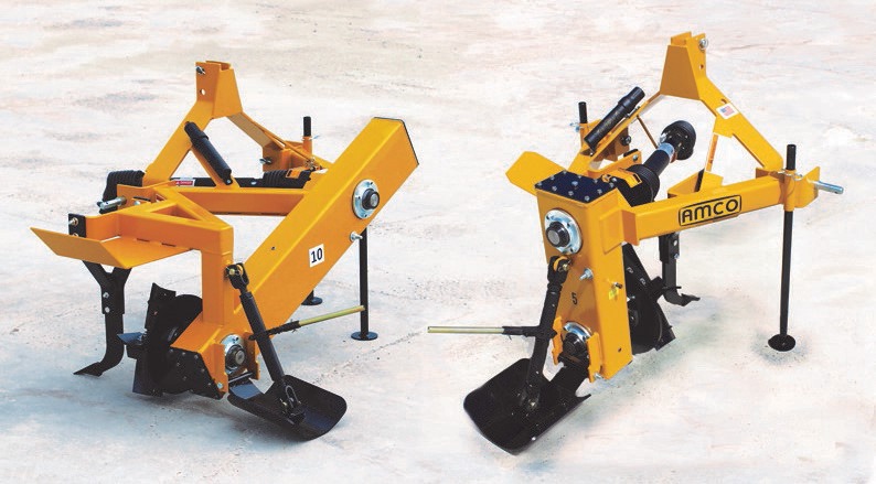 Offset Rotary Ditcher (left) and Vertical Rotary Ditcher (right)