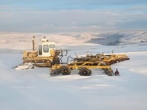 Vintage AMCO F15 out in the snow