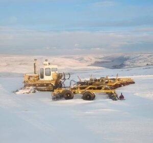 Vintage AMCO F15 out in the snow