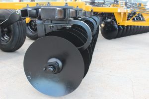 AMCO F15B Folding Disc Harrow closeup of discs