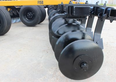 AMCO F15B Folding Disc Harrow closeup of discs 2