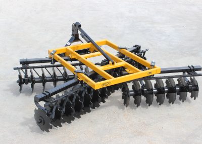 Front view of large-frame LTF Lift Offset Harrow