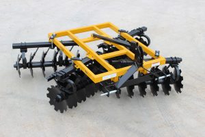 Back view of large-frame LTF Lift Offset Harrow