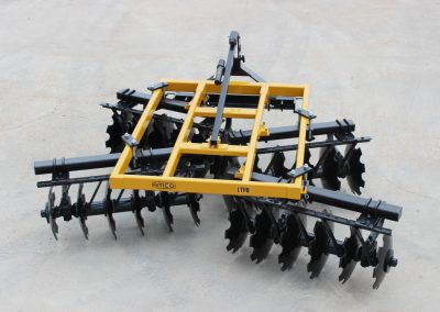 Aerial view of large-frame LTF Lift Offset Harrow