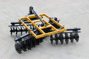 Aerial view of large-frame LTF Lift Offset Harrow