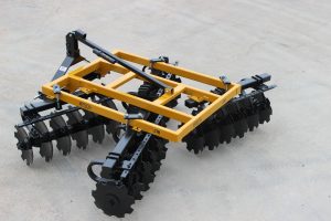 Aerial view of large-frame LTF Lift Offset Harrow