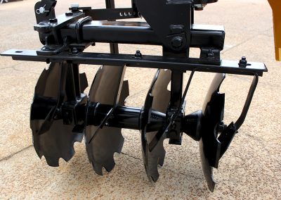 Closeup of AMCO LJ6 Levee Plow blades