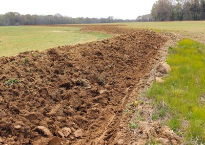 Terrace built by AMCO TJ3 Terracing Plow