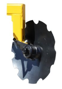 Closeup of single cutout blade